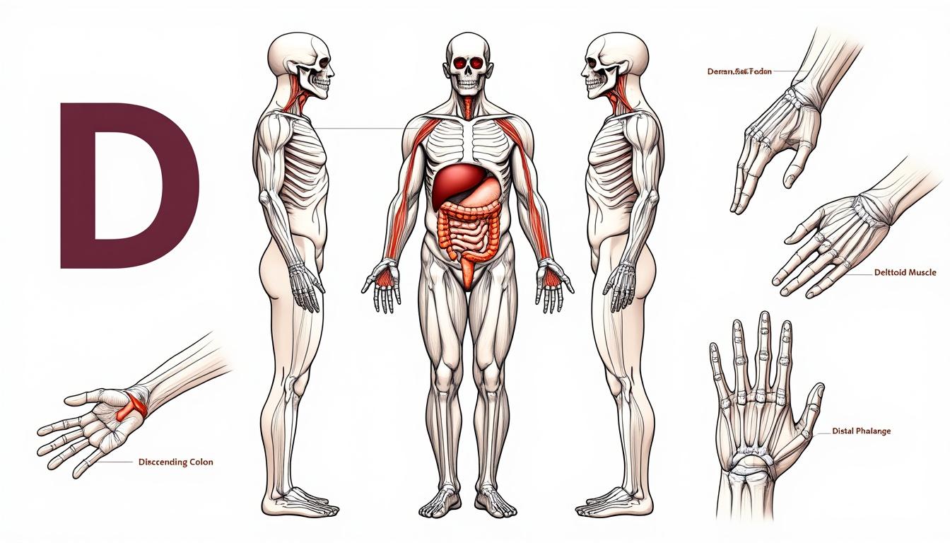 découvrez les parties du corps humain dont le nom commence par la lettre d et explorez leur anatomie de manière simple et claire.