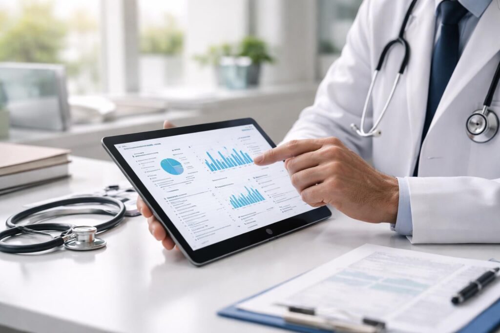 facilitez la coordination médicale en partageant facilement des comptes-rendus médicaux sur tablette windows, pour un suivi patient optimisé et collaboratif.