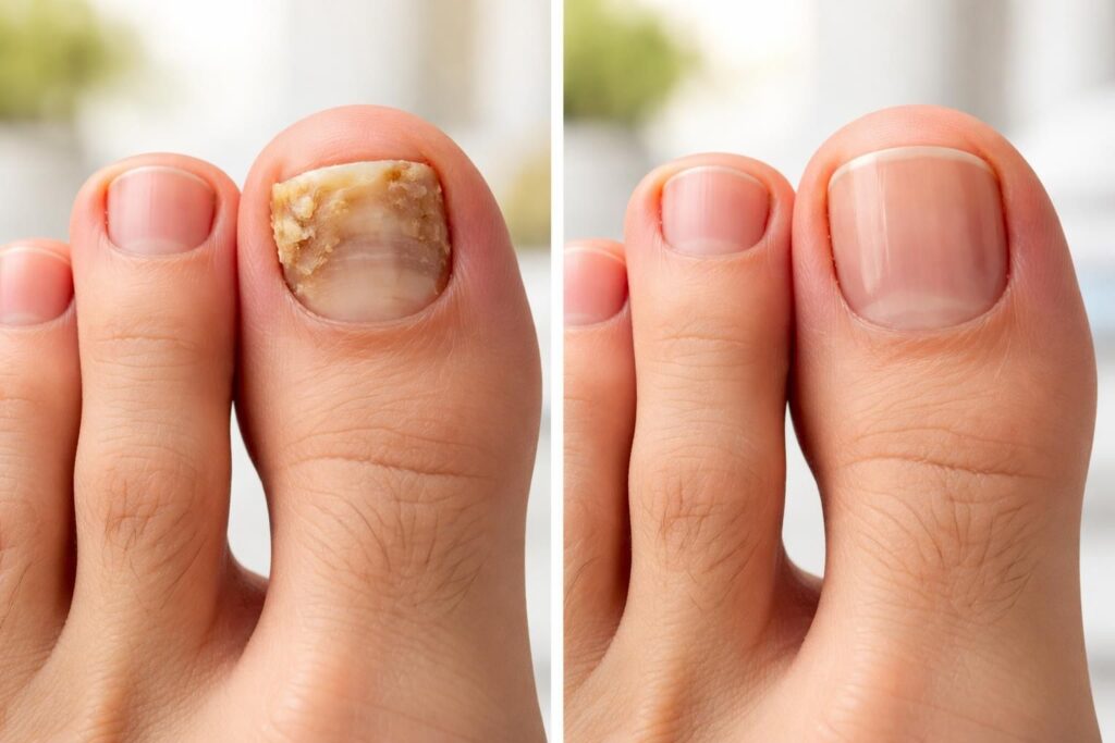 découvrez comment un traitement efficace à la javel peut éliminer la mycose de l'ongle du pied et améliorer votre confort au quotidien.