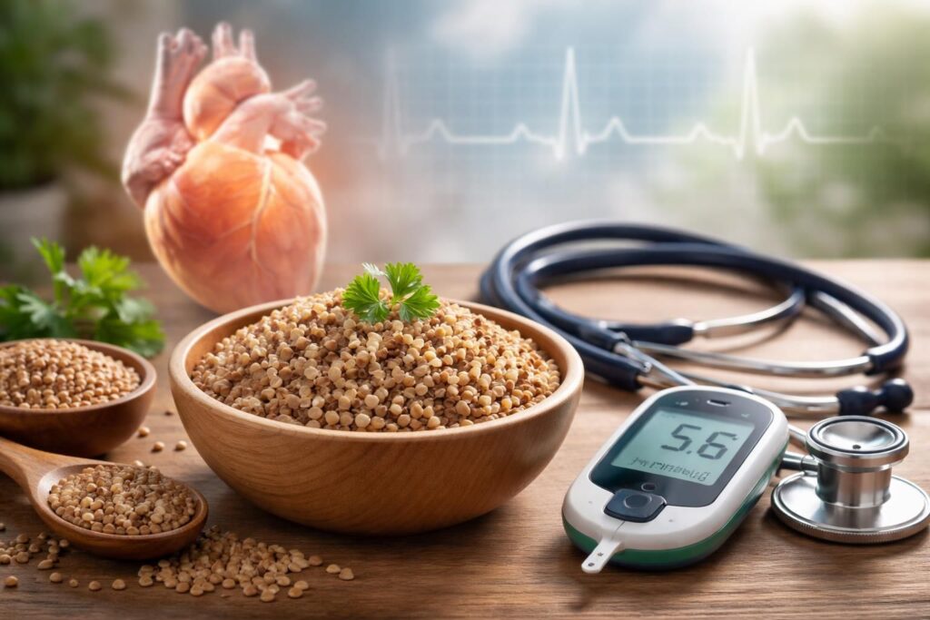 explorez comment le sarrasin influence la santé cardiovasculaire chez les personnes atteintes de diabète, ses bienfaits et recommandations nutritionnelles.