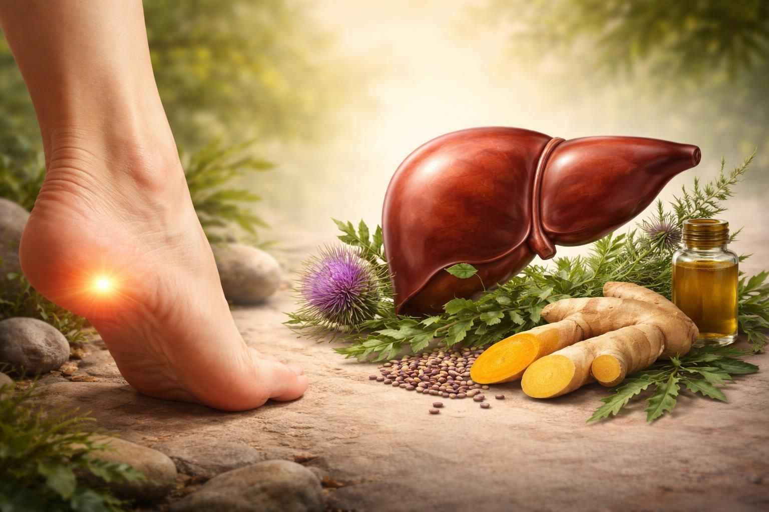 découvrez des solutions naturelles efficaces pour soulager la douleur liée à l'épine calcanéenne tout en prenant soin de votre foie.