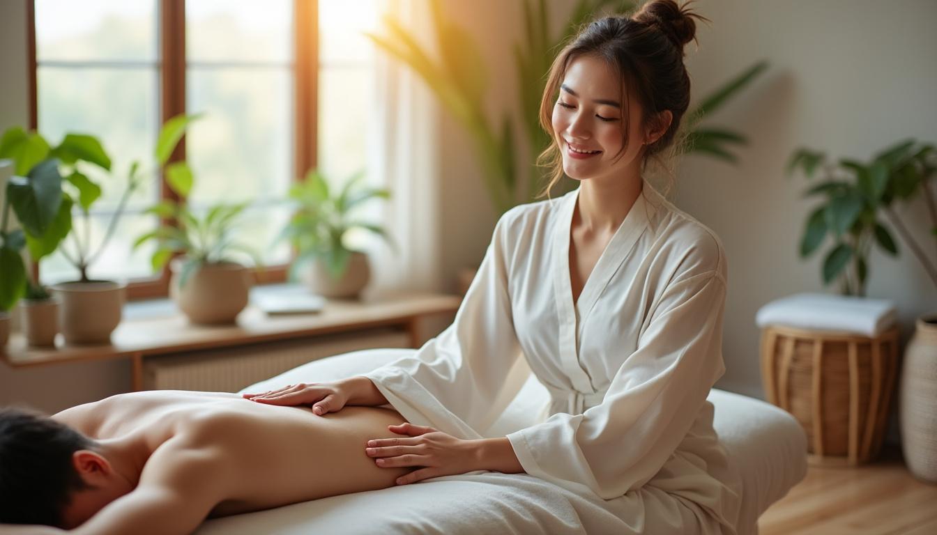 découvrez l’essence du massage : un guide complet dédié au massage émotionnel, conçu pour les praticiens et amateurs. apprenez à maîtriser les techniques et à éveiller vos sens pour une expérience profonde et apaisante.