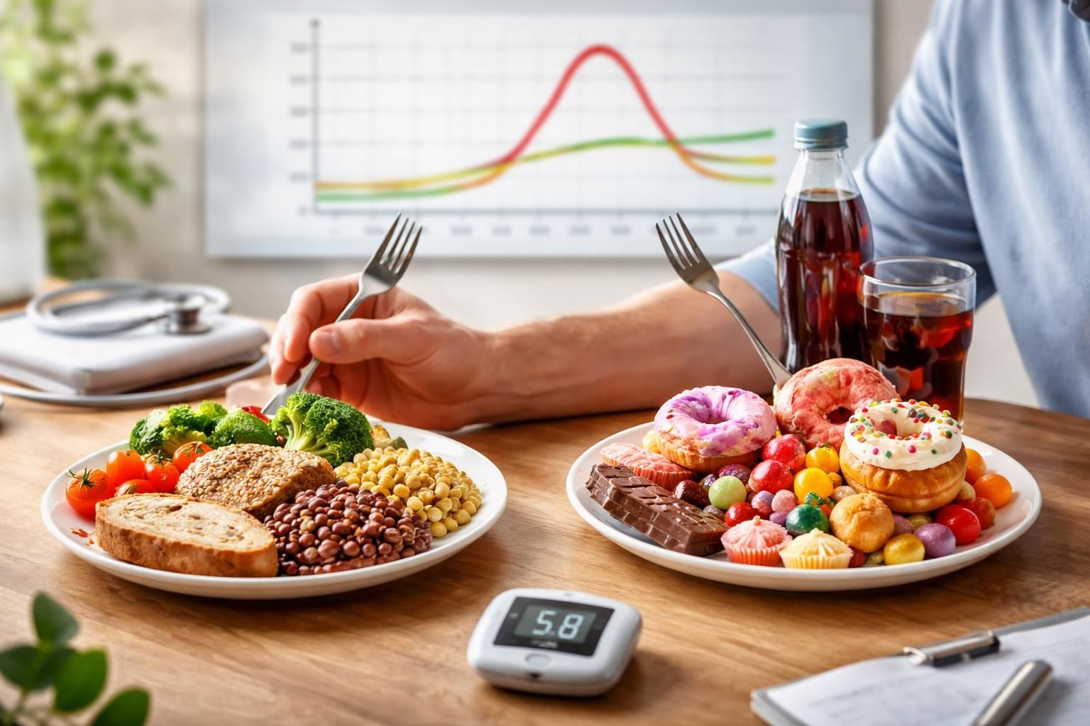 découvrez comment la différence entre glucides et sucres peut influencer la gestion de la glycémie chez les personnes diabétiques, et apprenez à mieux contrôler votre diabète.