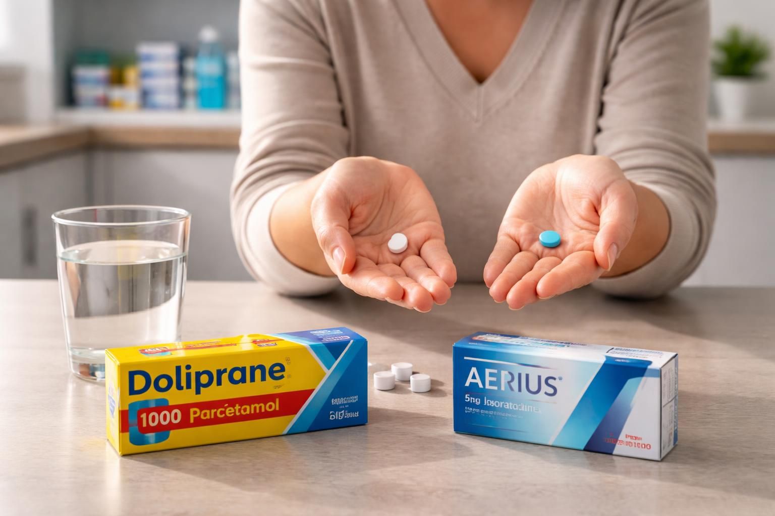 découvrez si vous pouvez prendre doliprane et aerius en même temps, et informez-vous sur les effets secondaires possibles de cette association médicamenteuse.
