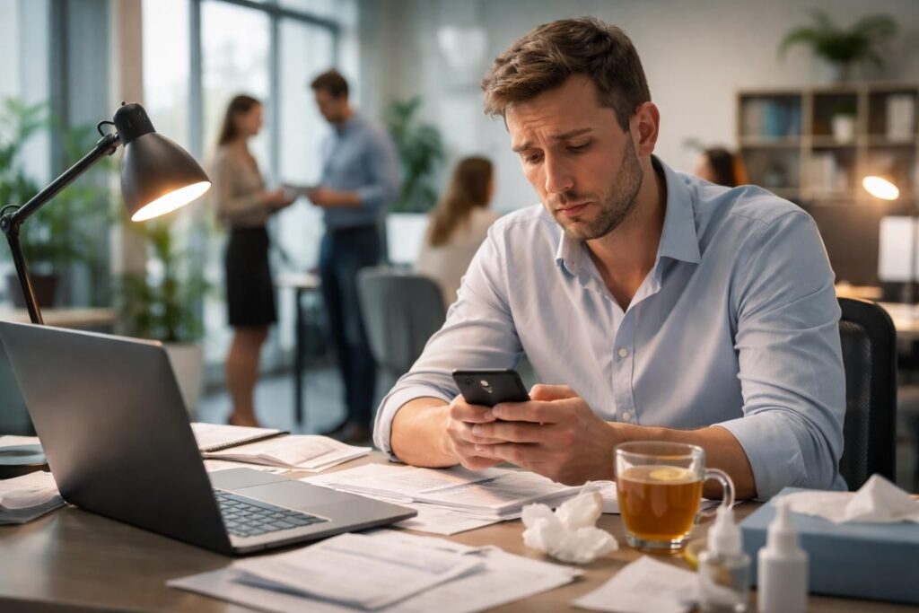 découvrez pourquoi il est crucial d'envoyer un message pour signaler une maladie au travail, afin d'assurer la communication, la responsabilité et le bon fonctionnement de l'équipe.