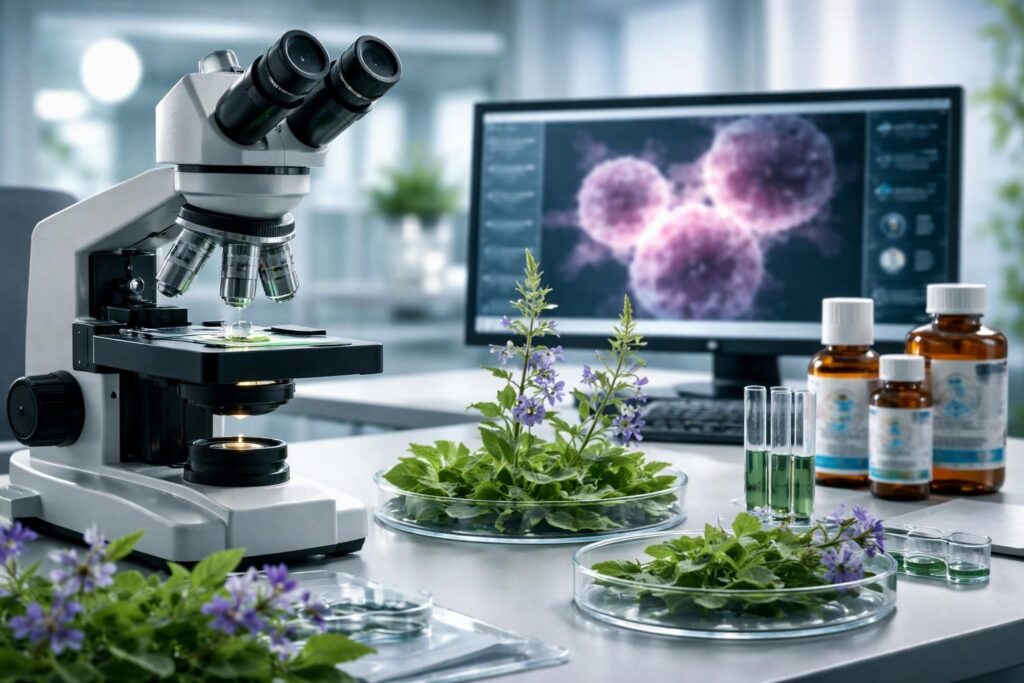 découvrez une analyse approfondie des effets indésirables de la scutellaire dans le traitement du cancer, ses bienfaits potentiels et précautions d'utilisation.