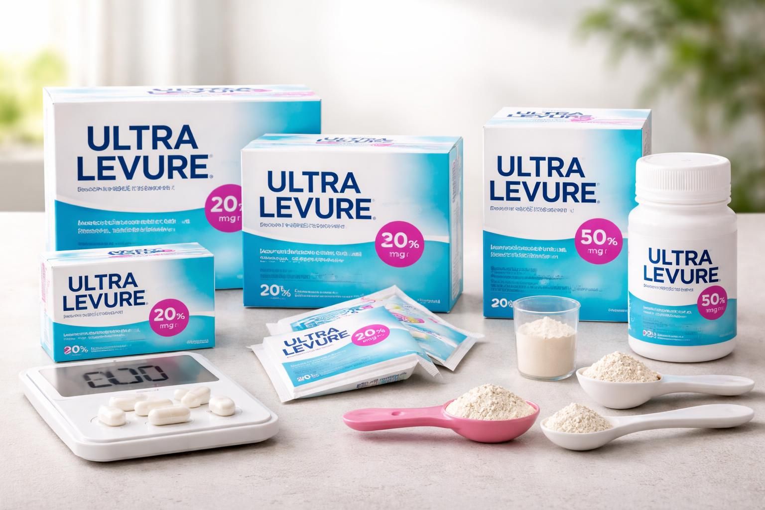 comparez les prix, dosages et formats d'ultra levure pour choisir la meilleure option adaptée à vos besoins.